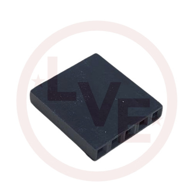 CONNECTOR HEADER 5 POS RECEPTACLE MINI T/SPRING HSG SR .100&quot;P BLACK
