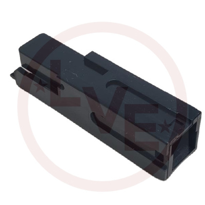 CONNECTOR 1 POS BLADE TYPE POWER HOUSING BLACK