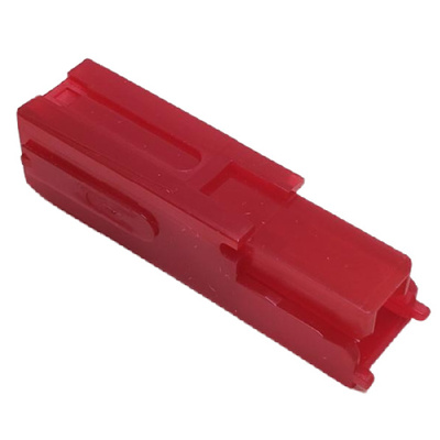 CONNECTOR 1 POS BLADE TYPE POWER HOUSING RED