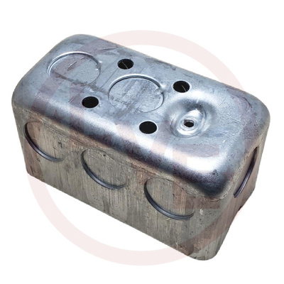 ABB 58371-1/2 ELECTRICAL UTILITY BOX 1 GANG 2 1/8" DEEP W/ 10 CONDUIT KNOCKOUTS
