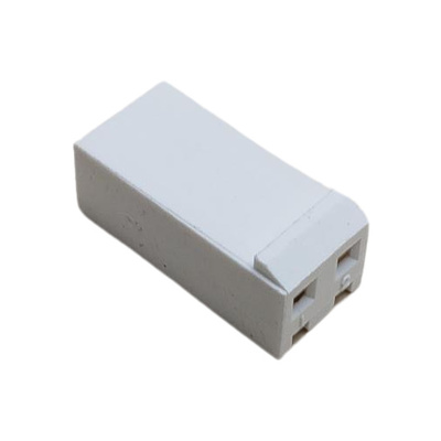 CONNECTOR HEADER 2 POS RECEPTACLE W/RAMP .156&quot;P NATURAL