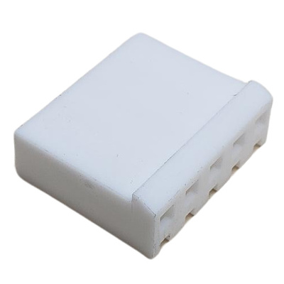 CONNECTOR HEADER 5 POS RECEPTACLE W/RAMP .156&quot;P NATURAL