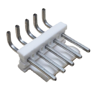 CONNECTOR HEADER 5 POS RIGHT ANGLE .156&quot;P W/FRICTION LOCK NATURAL