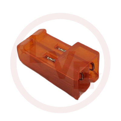 TERMINAL HEADER 2 POS RECEPTACLE 18 AWG .156&quot;P MTA-156 ORANGE