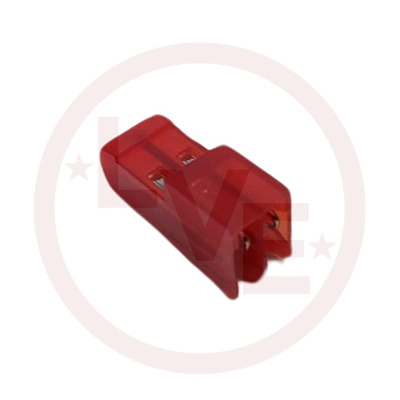 TERMINAL HEADER 2 POS RECEPTACLE 22 AWG .100&quot;P MTA-100 RED