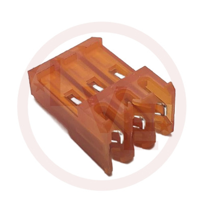 CONNECTOR RECEPT 3 POS FEMALE IDC 18 AWG MTA-156 ORANGE