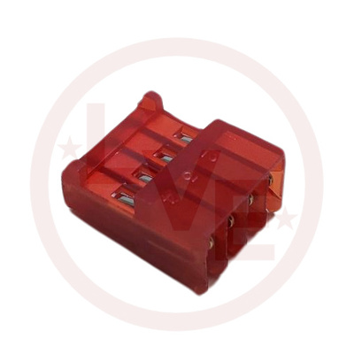 CONNECTOR RECEPTACLE 4 POS RIGHT ANGLE 22AWG RED MTA-101