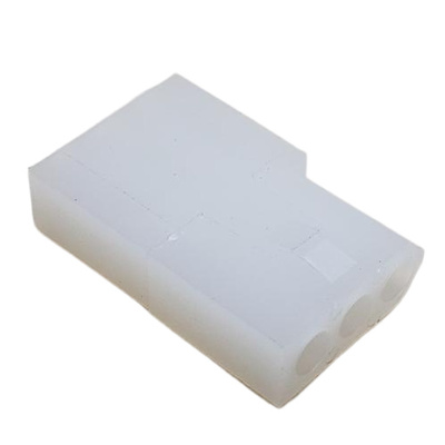 AMP 770333-1 CONNECTOR 3 POS RECEPTACLE HSG COMMERCIAL .62" PIN & SOCKET NATURAL W/DETENT LOCK