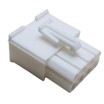 CONNECTOR 8 POS PLUG MINI-UNIVERSAL MATE-N-LOK WHITE