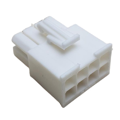 CONNECTOR 8 POS PLUG MINI-UNIVERSAL MATE-N-LOK WHITE