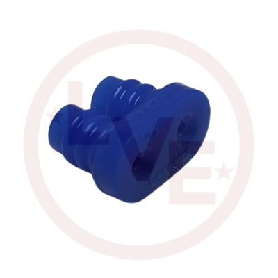 CONNECTOR WIRE SEAL 2 POS UNIVERSAL MATE-N-LOK BLUE