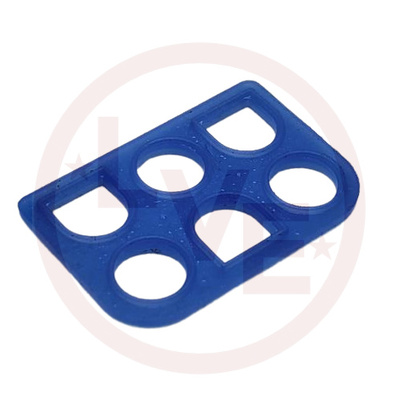 CONNECTOR INTERFACE SEAL 6 POS BLUE