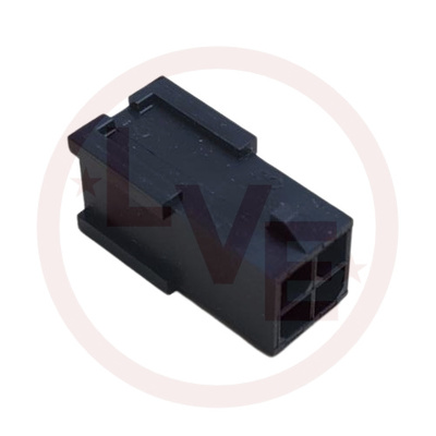 CONNECTOR 4 POS PLUG HSG MICRO MATE-N-LOK BLACK