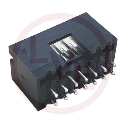 CONNECTOR HEADER 14 POS MALE VERTICAL BLACK .100&quot;P TIN