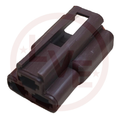 PACKARD 8905117 CONNECTOR 3 POS MALE 56 SERIES BROWN