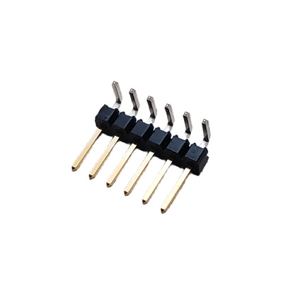 CONNECTOR HEADER 6 POS C-GRID III, SINGLE ROW, RIGHT ANGLE 2.54MM (.100") PITCH