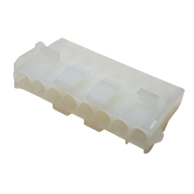 CONNECTOR PIN &amp; SOCKET 8 POS RECEPTACLE HSG NATURAL