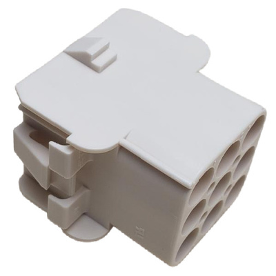 TE CONN 927231-7 CONNECTOR 9 POS RECEPTACLE HSG UNIVERSAL MATE-N-LOK NATURAL