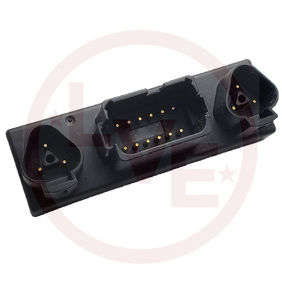 MODULE RIGHT ANGLE 6 PLACE SPLITTER GOLD PINS
