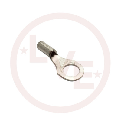 TERMINAL RING 22-16 AWG #10 STUD NON-INSULATED TIN PLATED