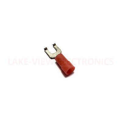 TERMINAL FLANGED SPADE 22-18 AWG #6 STUD INSULKRIMP