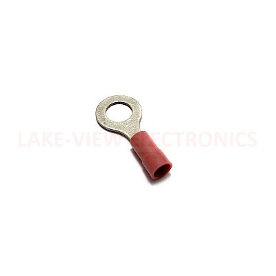 TERMINAL RING 22-18 AWG 1/4" STUD INSULKRIMP