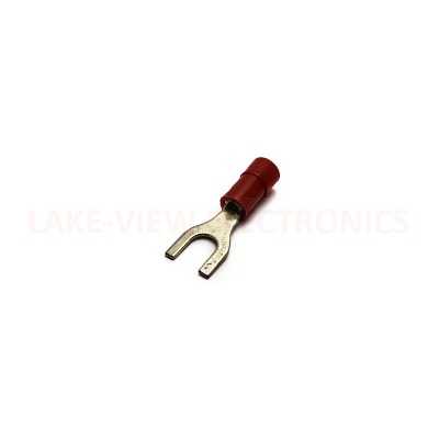 TERMINAL SPADE TONGUE 22-18 AWG #8 STUD INSULKRIMP