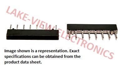 RESISTOR NETWORK LADDER 220/330 OHM 8P12R 2% SIP