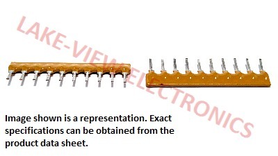 RESISTOR NETWORK 1K OHM 10P9R 2% SIP