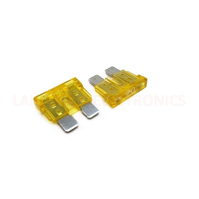 FUSE 20A 32VDC YELLOW AUTOMOTIVE BLADE