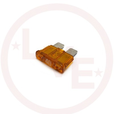 FUSE 40A 32VDC FAST ACTING ORANGE AUTOMOTIVE BLADE