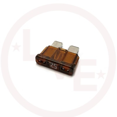 FUSE 7.5A 32VDC FAST ACTING BROWN AUTOMOTIVE BLADE
