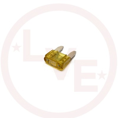 FUSE 20A 32VDC FAST ACTING YELLOW MINI AUTOMOTIVE BLADE