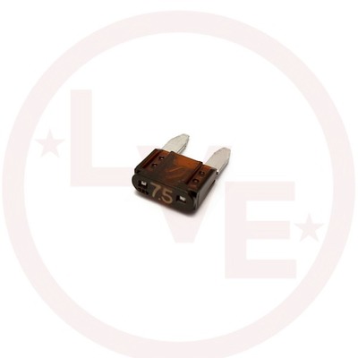 FUSE 7.5A 32VDC FAST ACTING BROWN MINI AUTOMOTIVE BLADE