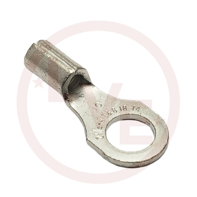 TERMINAL RING 18-14 AWG #10 STUD NON-INSULATED TIN PLATED