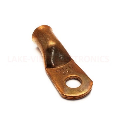 TERMINAL RING HEAVY DUTY 2 AWG 1/4" STUD BATTERY LUG