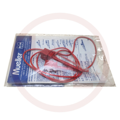 MUELLER BU-1111-A-36-2 TEST LEAD MINI HOOK TO MINI HOOK 36" RED
