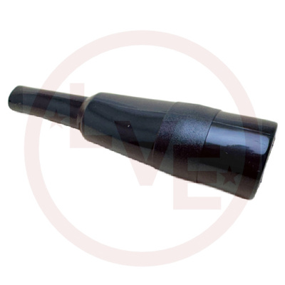 TEST CLIP LEAD/PROBE INSULATOR BLACK FOR BU-27 SERIES
