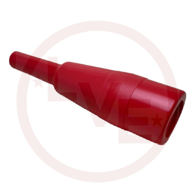 TEST CLIP LEAD/PROBE INSULATOR RED FOR BU-27 SERIES