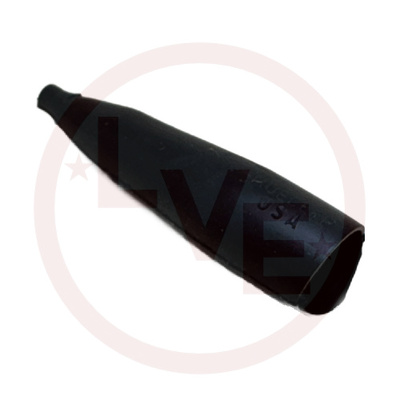 TEST CLIP LEAD/PROBE INSULATOR BLACK FOR BU-34 SERIES