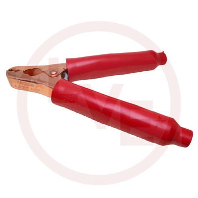 CLIP BATTER TERMINAL CLAMP 200A STEEL INSULATED RED