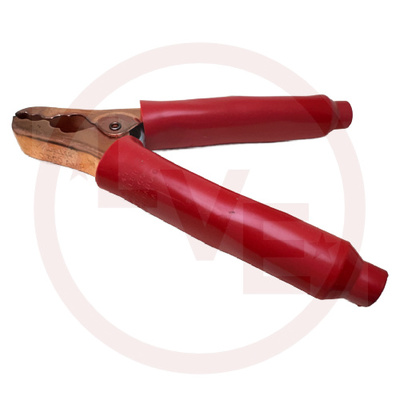 CLIP BATTER TERMINAL CLAMP 400A COPPER INSULATED RED