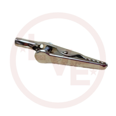 CLIP ALLIGATOR 10A STEEL W/SCREW NON-INSULATED