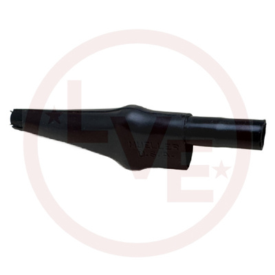 CLIP ALLIGATOR 10A COPPER INSULATED BLACK