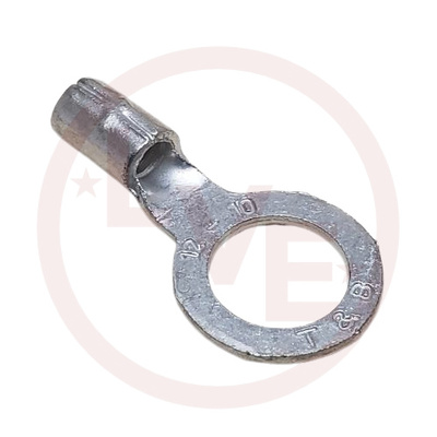 TERMINAL RING 12-10 AWG 3/8&quot; STUD NIT