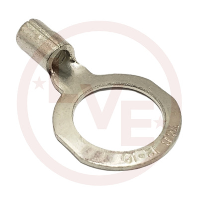 TERMINAL RING 12-10 AWG 1/2&quot; STUD NON-INSULATED TIN PLATED