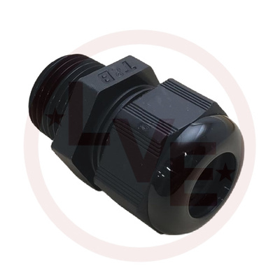 CABLE GLAND 1/2" 10-14MM CBL DIA BLACK NYLON