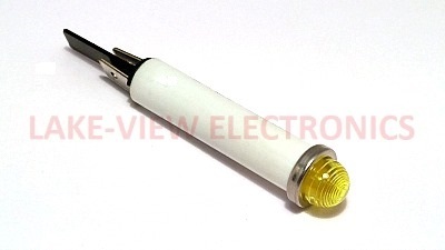 INDICATOR LED 24V YELLOW DIFFUSED 0.31&quot; MNT HOLE