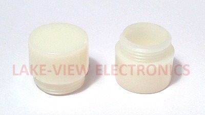 INDICATOR LENS CAP WHITE TRANSLUCENT ROUND CYLINDRICAL