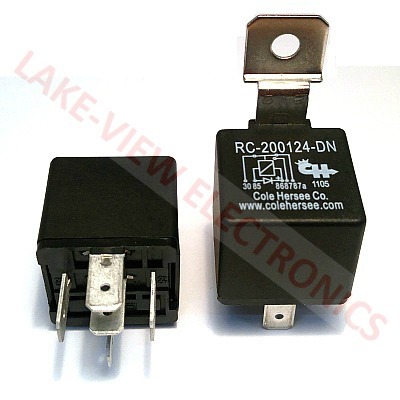RELAY 24VDC 20A SPDT W/DIODE &amp; BRACKET AUTOMOTIVE RELAY